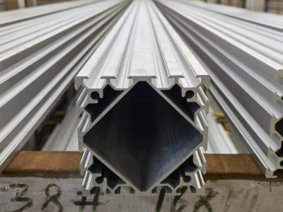 Supports de montage solaires et profilés d'extrusion en alliage d'aluminium argenté anodisé pour système de climatisation domestique et AC en provenance de Chine